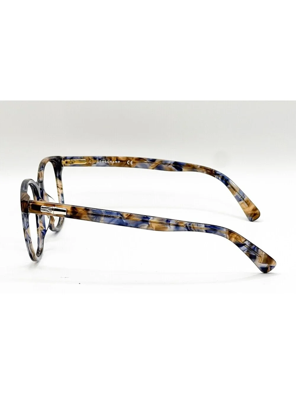 Longchamp LO2686 430 Blue Havana Rectangle Authentic Eyeglass Frames 52-19-140